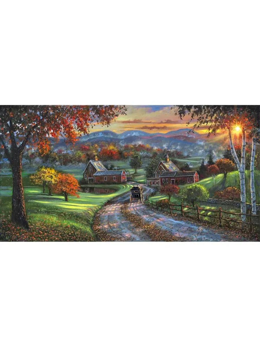 Пазл 500 элементов Sleepy Hollow Farm SunsOut — изображение 2 из 5, нет цвета