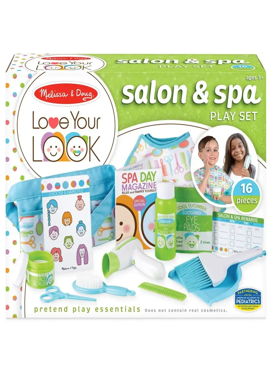 Игровой набор «Люби свой образ» - салон красоты и спа-салон Melissa And Doug — изображение 3 из 7, нет цвета