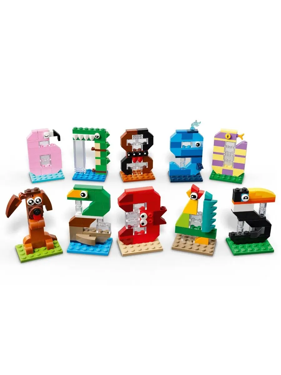 Конструктор LEGO Birthday Numbers Party Decor 40807, 281 деталь, для детей от 6 лет — изображение 5 из 5, нет цвета
