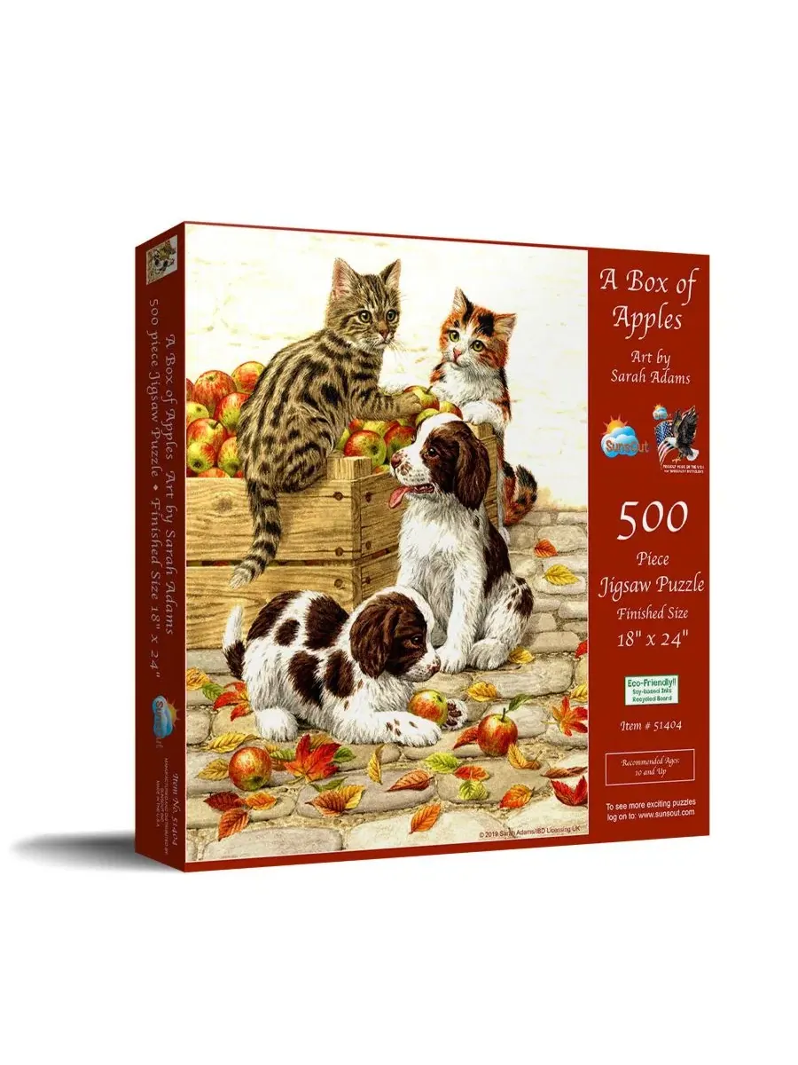 Пазл «Коробка яблок» (500 деталей) для взрослых Sunsout