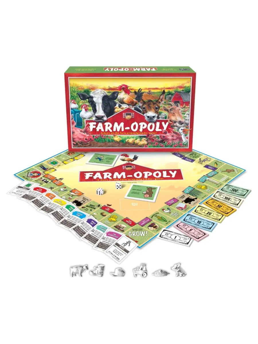 Настольная игра Farm-Opoly MasterPieces Puzzles