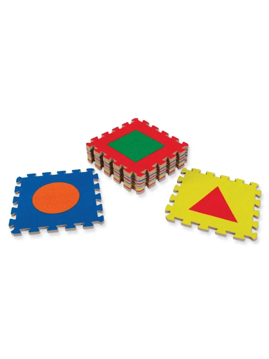 Набор ковриков-пазлов WonderFoam Shapes, 9 шт — изображение 2 из 2, мульти