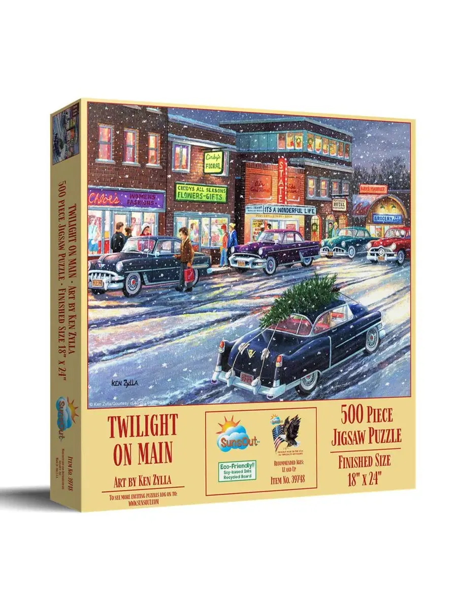 Пазл 500 элементов «Twilight on Main» SunsOut
