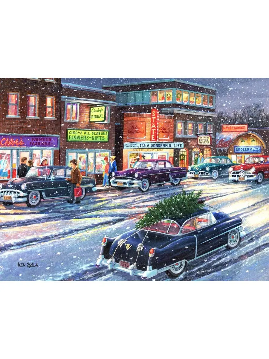 Пазл 500 элементов «Twilight on Main» SunsOut — изображение 5 из 5, нет цвета