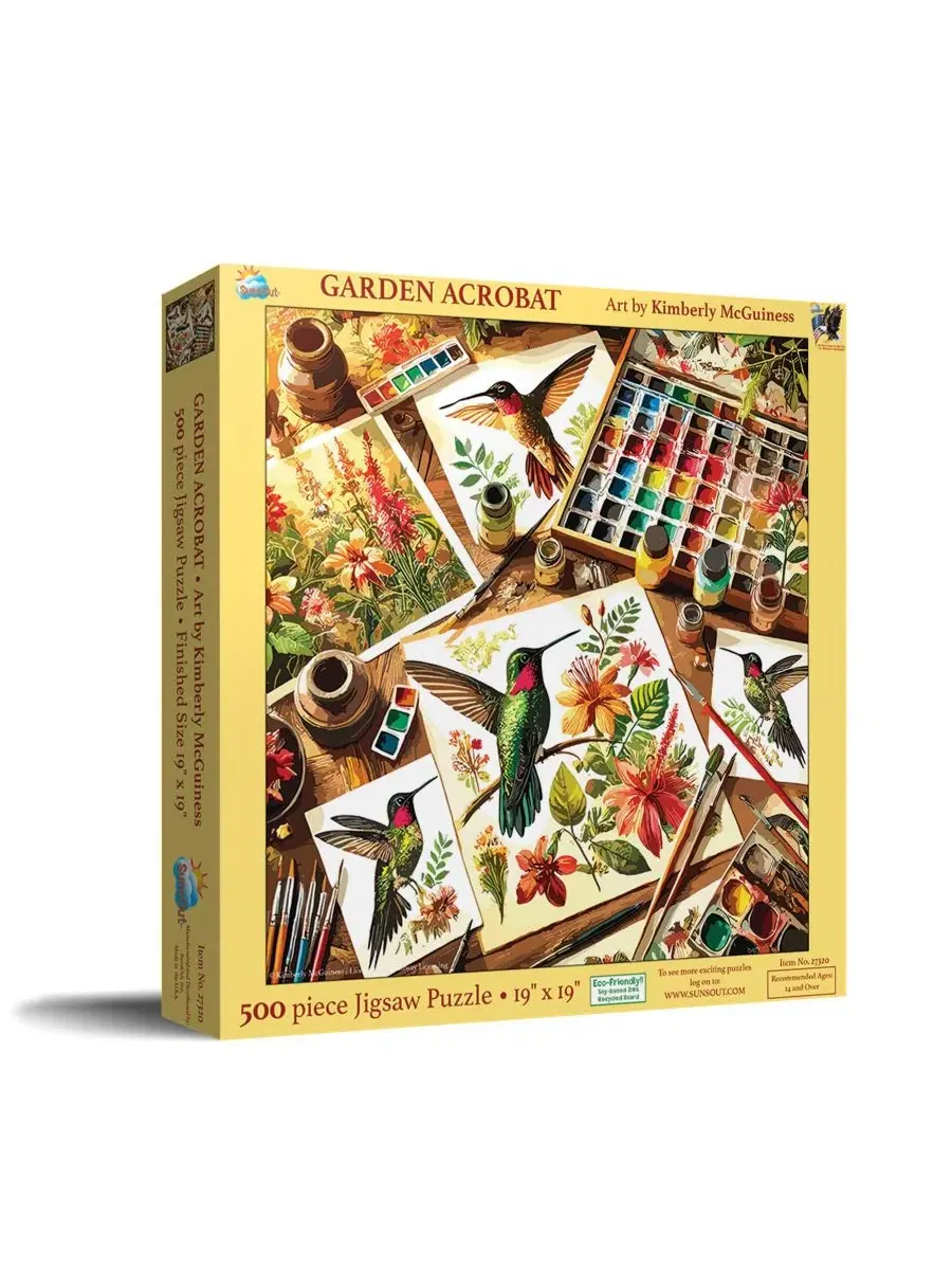 Пазл 500 элементов Garden Acrobat SunsOut