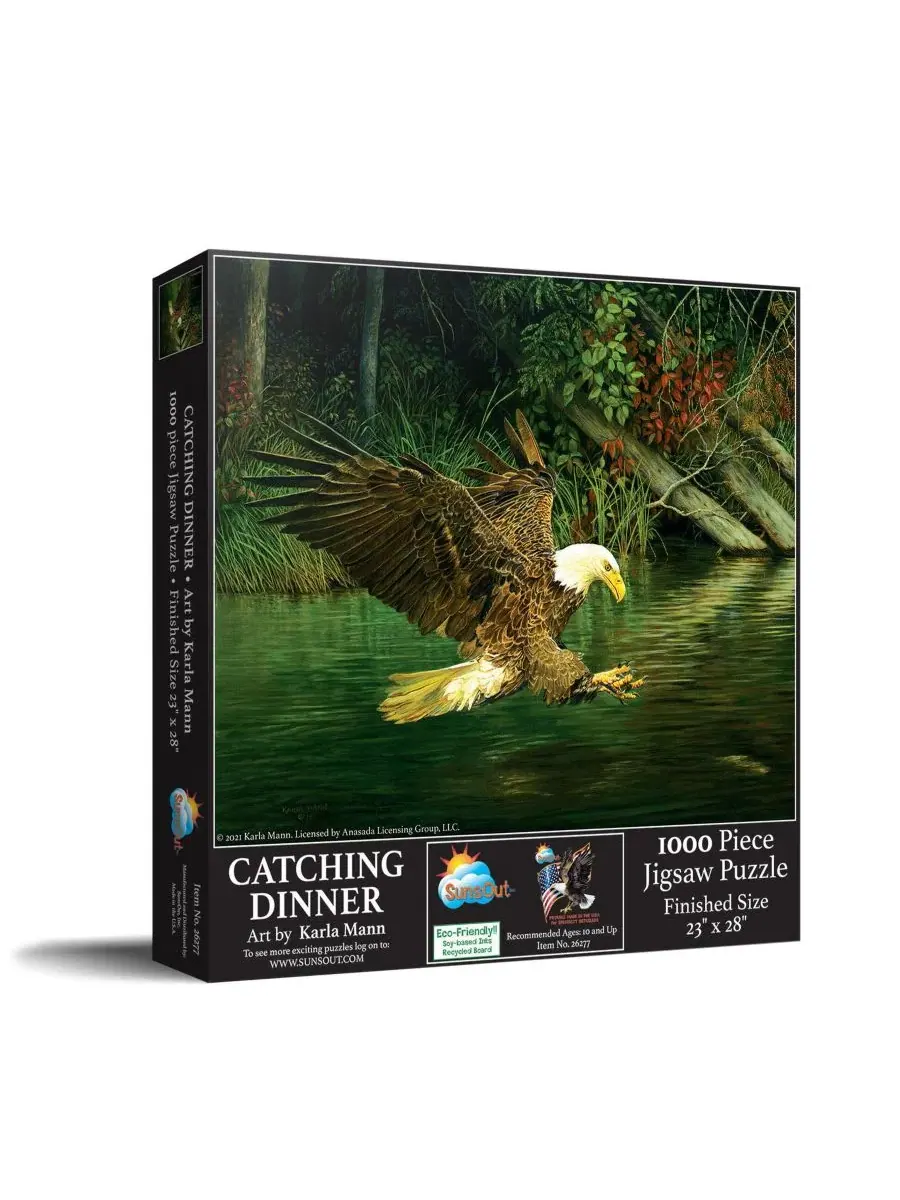 Пазл из 1000 элементов Catching Dinner SunsOut