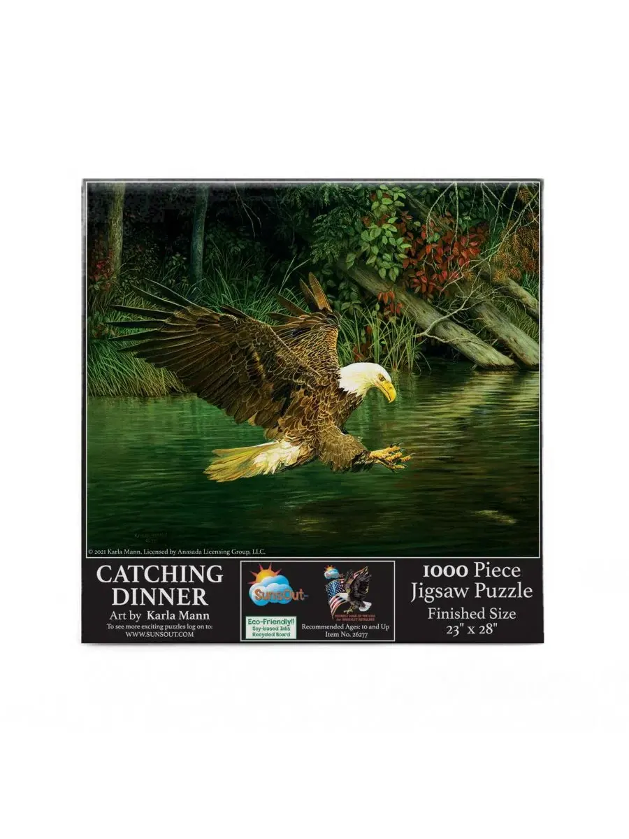 Пазл из 1000 элементов Catching Dinner SunsOut — изображение 2 из 5, нет цвета