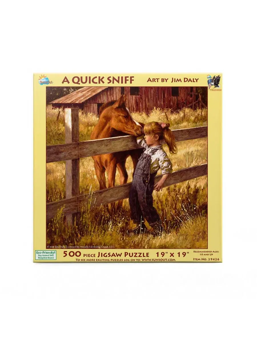 Пазл A Quick Sniff из 500 деталей для взрослых Sunsout — изображение 3 из 5, нет цвета