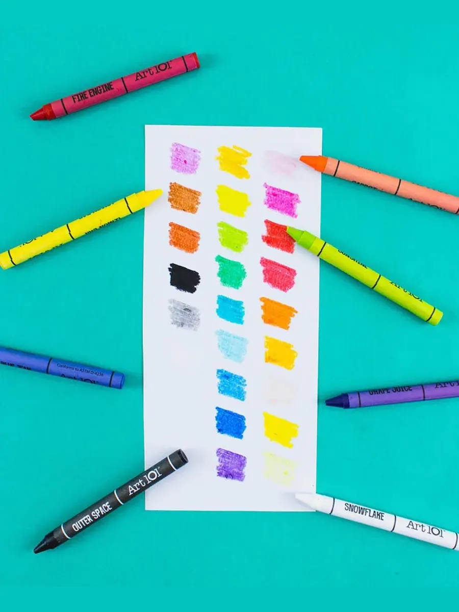Набор для рисования Doodle and Draw Wood Art Set, 136 предметов Art 101 — изображение 5 из 5, мульти