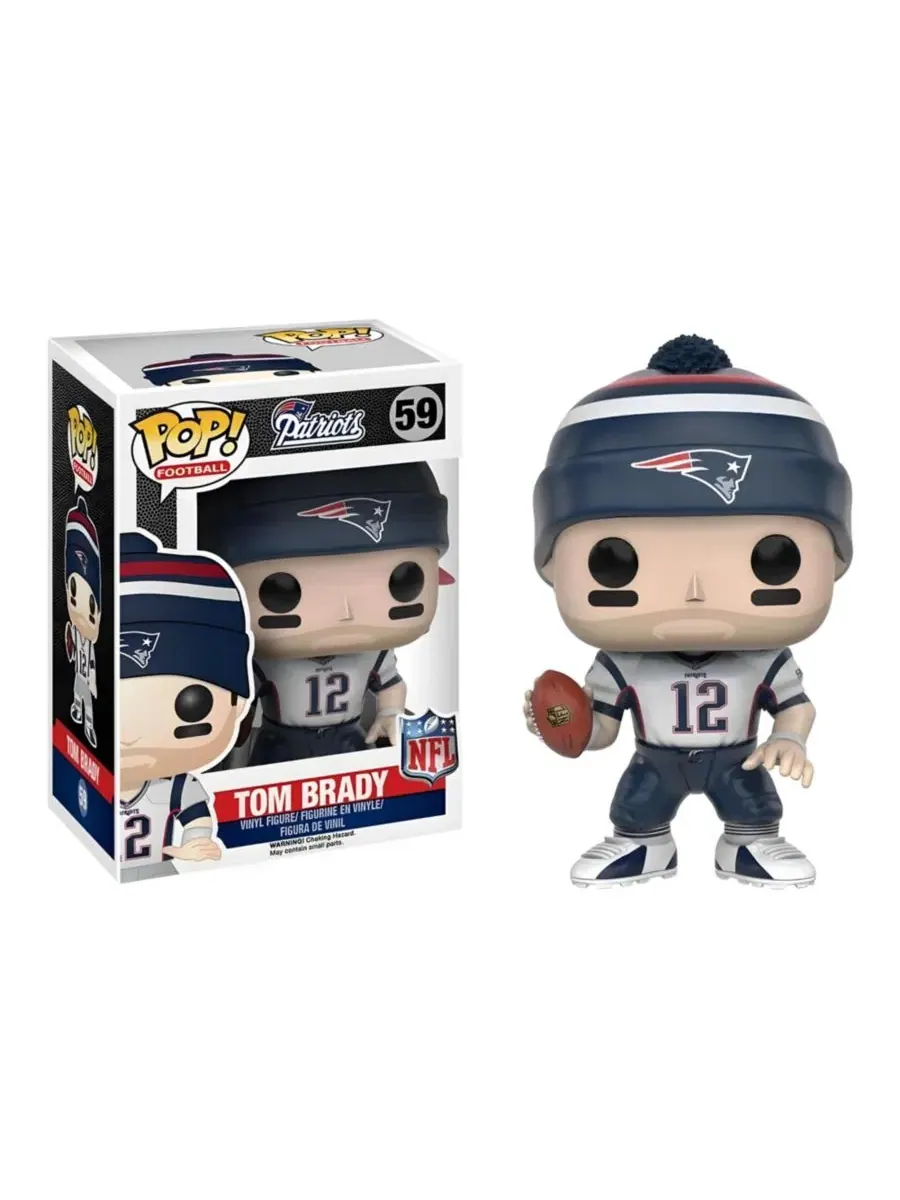 Фигурка Тома Брэди из команды New England Patriots (НФЛ) 2016 года, оценка AFA 9.0 Funko