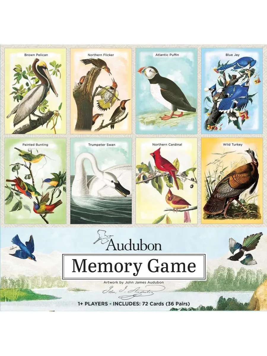 Игра на развитие памяти «Шедевры Одюбона» Masterpieces Puzzles