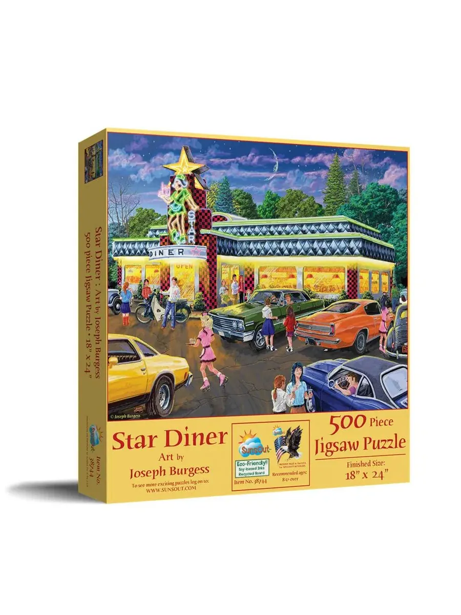 Пазл Star Diner из 500 деталей для взрослых Sunsout