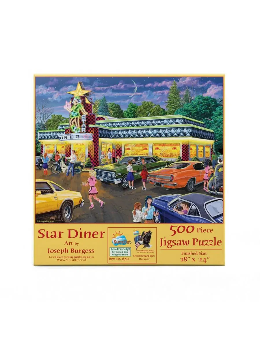 Пазл Star Diner из 500 деталей для взрослых Sunsout — изображение 2 из 5, нет цвета