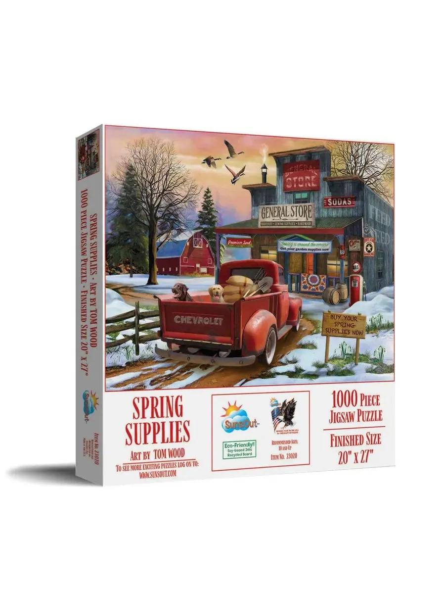 Пазл Spring Supplies на 1000 деталей для взрослых Sunsout