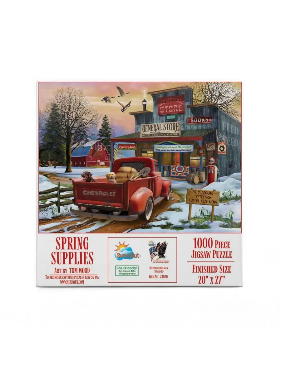 Пазл Spring Supplies на 1000 деталей для взрослых Sunsout — изображение 3 из 5, нет цвета