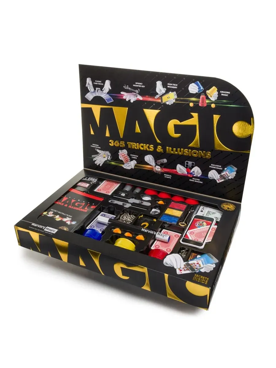 Набор «Магические трюки и иллюзии: 365 трюков», 35 предметов Marvin'S Magic
