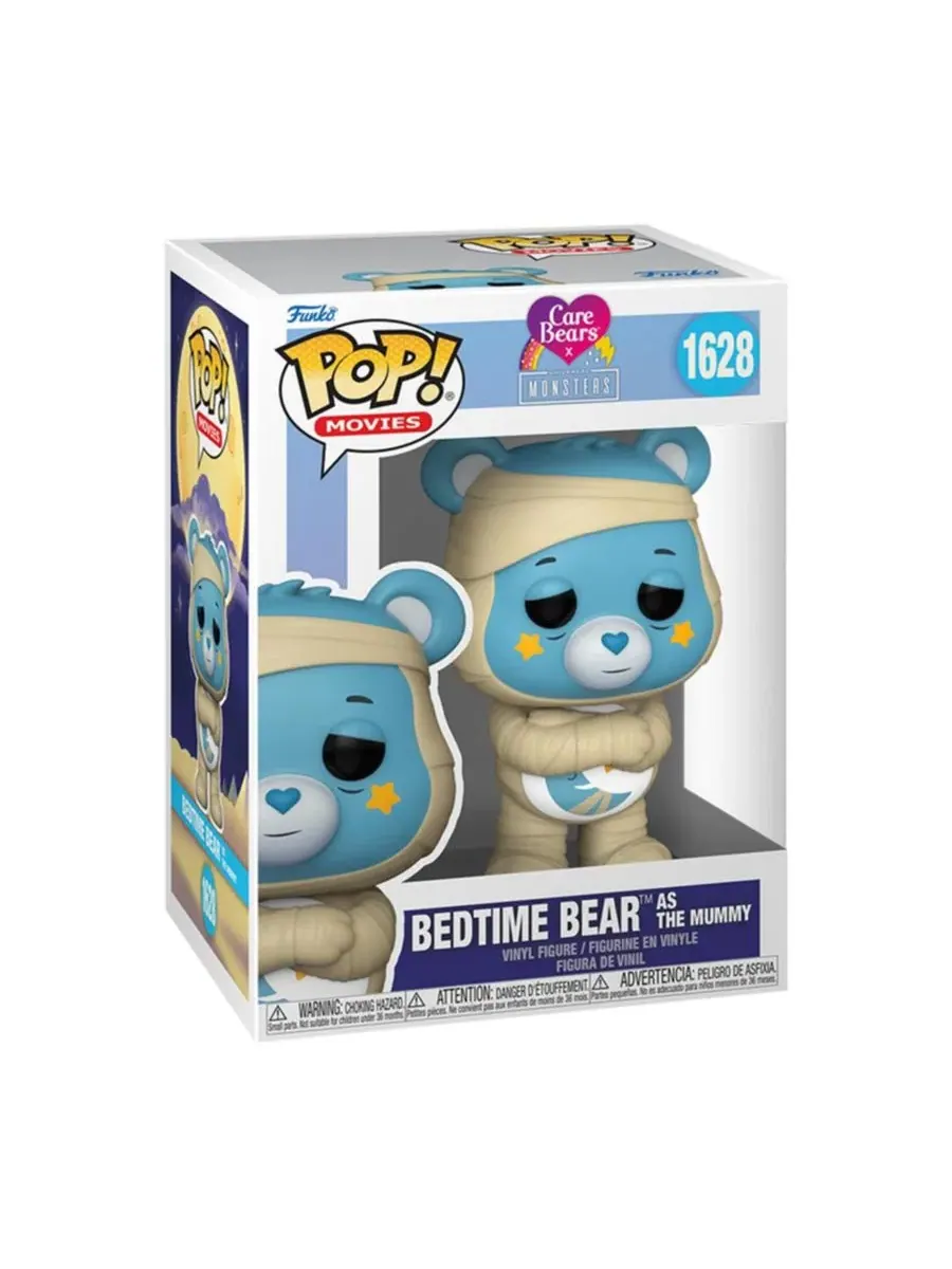 Фигурка Care Bears X Universal Monsters POP, Медвежонок для сна в образе Мумии Funko — изображение 4 из 4, нет цвета