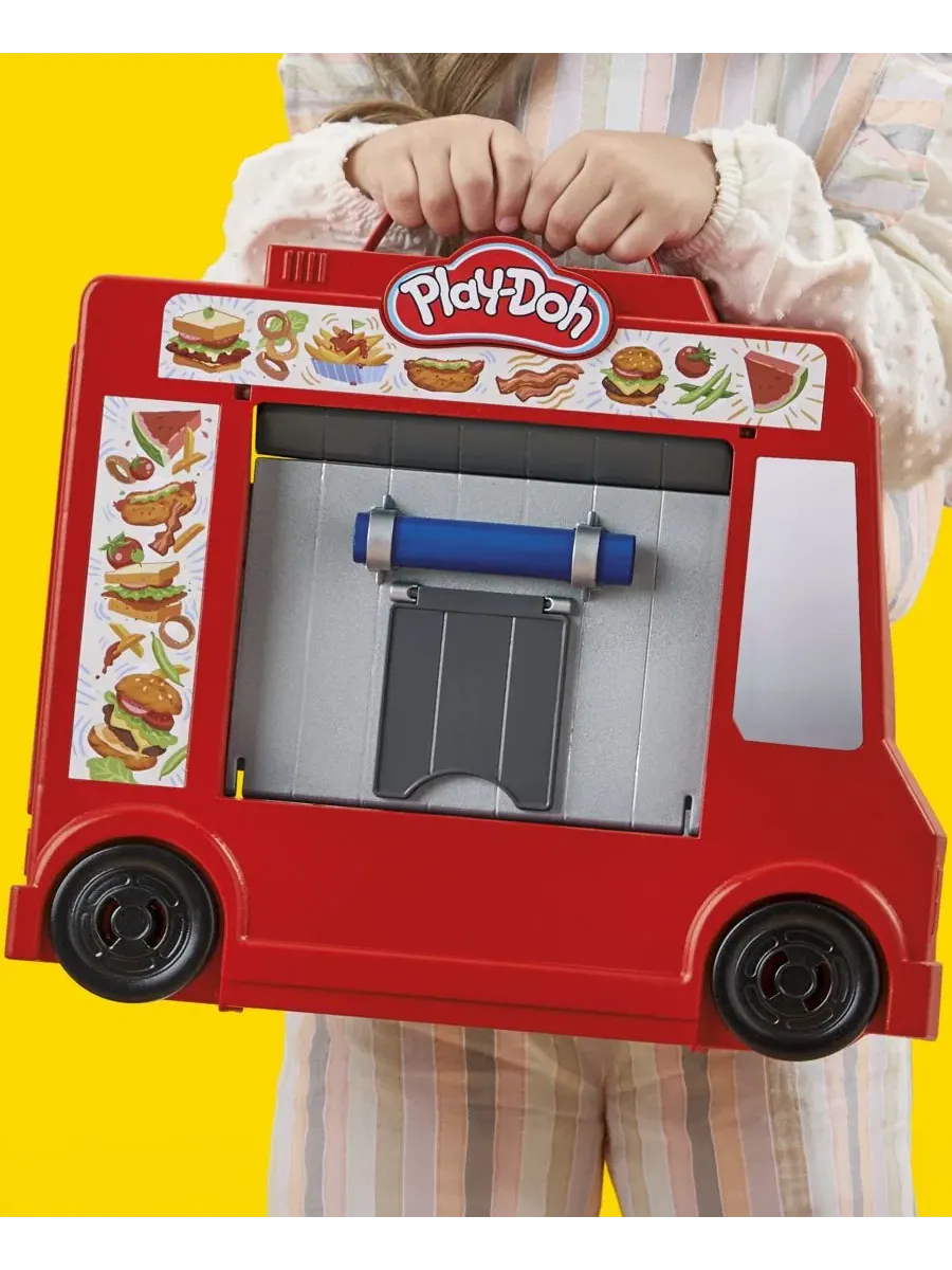 Игровой набор Play-Doh Burger Truck Playset Burger Truck, 9 цветов, 510 г — изображение 6 из 12, нет цвета