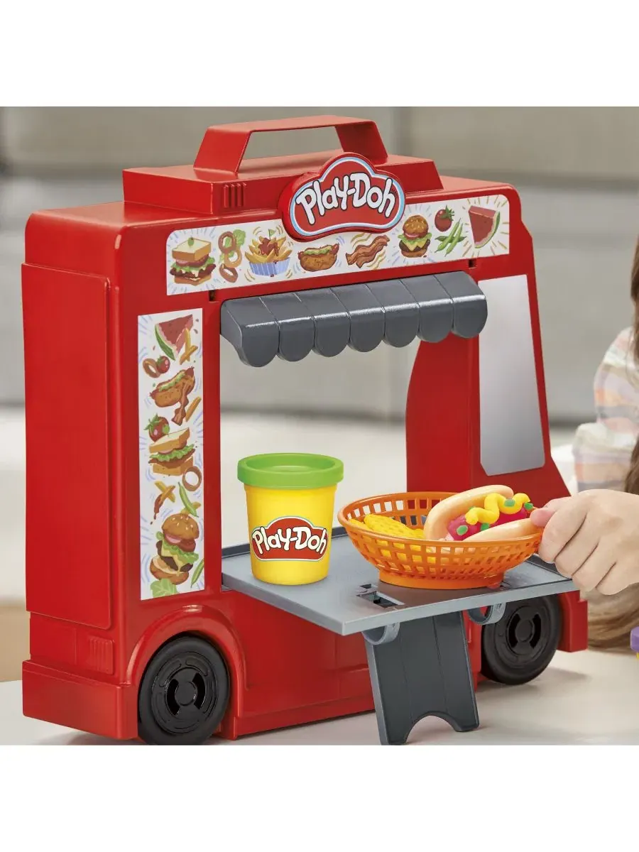 Игровой набор Play-Doh Burger Truck Playset Burger Truck, 9 цветов, 510 г — изображение 9 из 12, нет цвета