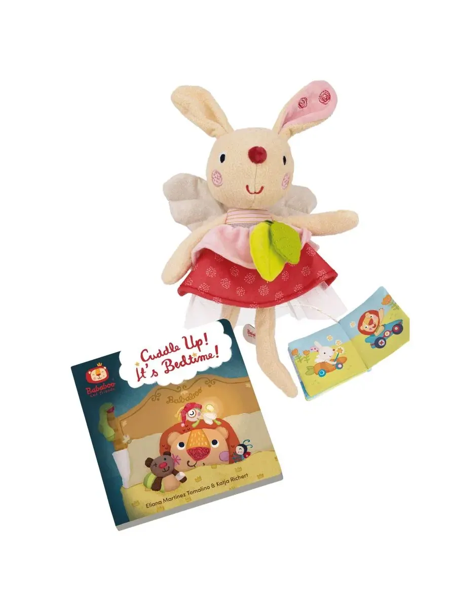 Набор «Книжка для сна с зайчиком Пиппой» и плюшевая игрушка Bababoo And Friends