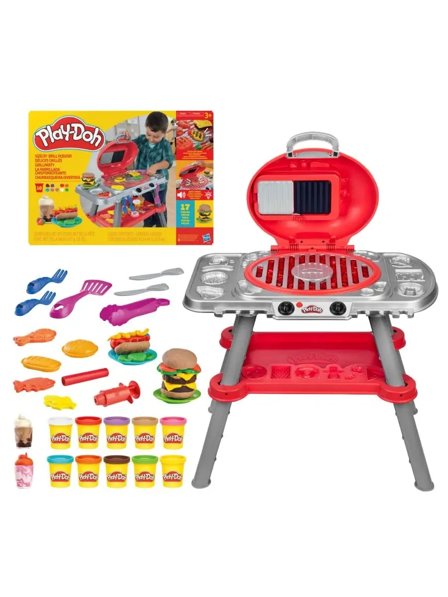 Игровой набор «Жаркий гриль» Play-Doh — мульти