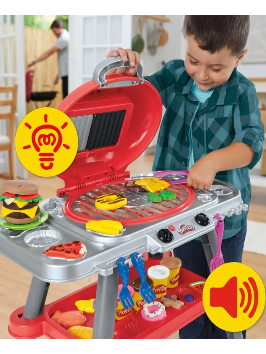 Игровой набор «Жаркий гриль» Play-Doh — изображение 4 из 4, нет цвета