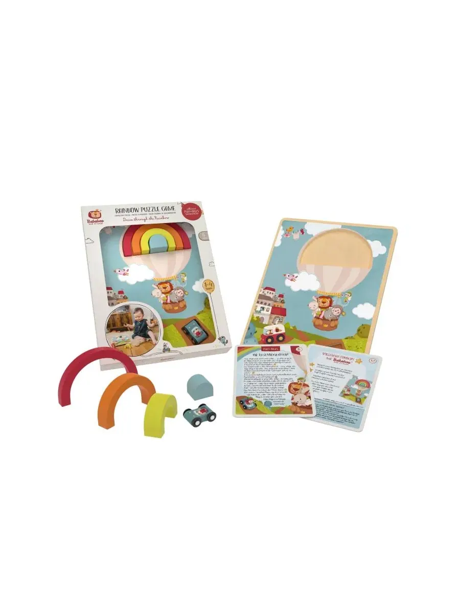 Головоломка «Прокатись сквозь радугу» Bababoo And Friends — изображение 6 из 7, мульти