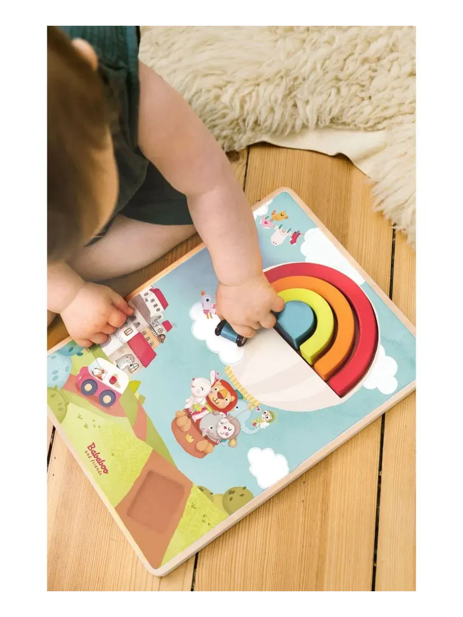 Головоломка «Прокатись сквозь радугу» Bababoo And Friends — изображение 7 из 7, мульти