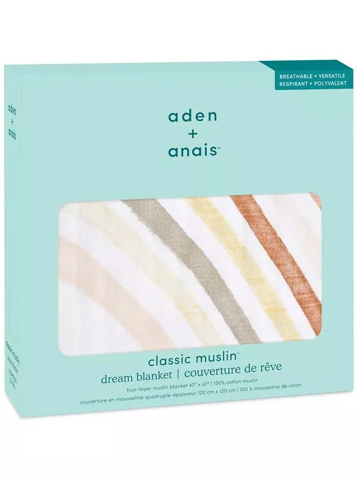 Одеяло Dream для маленьких девочек Keep Rising Dream Aden By Aden + Anais — изображение 2 из 3, бежевый