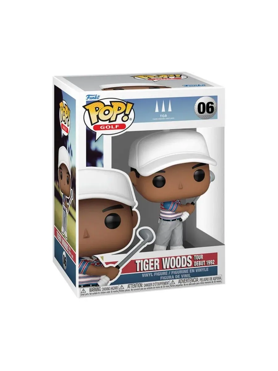Фигурка Pop Vinyl Тайгера Вудса, дебютировавшего в туре в 1992 году Funko