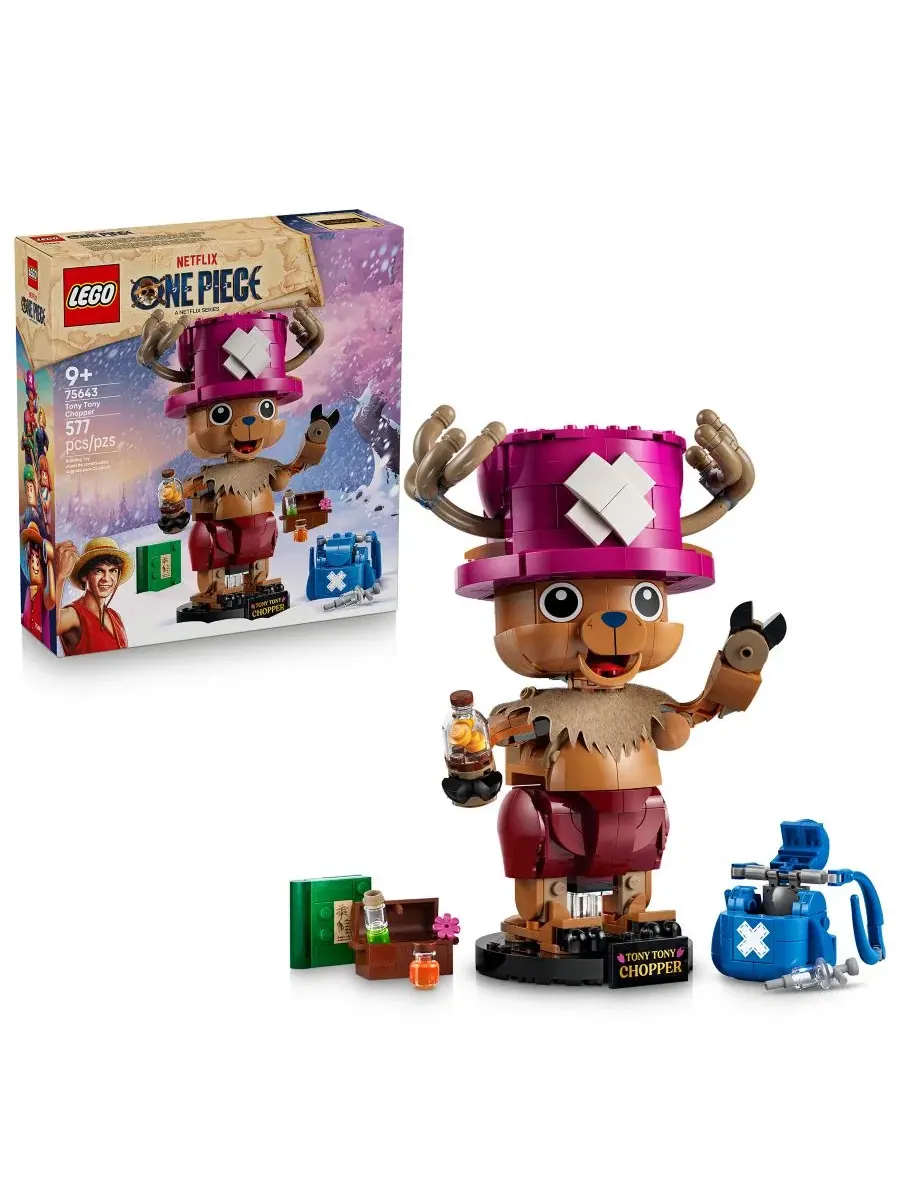 Конструктор LEGO ONE PIECE Tony Tony Chopper 75643, 577 деталей