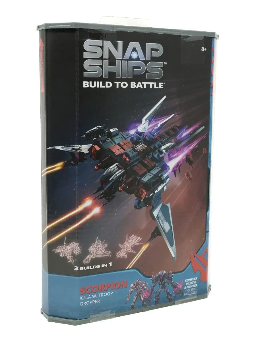 Конструктор Snap Ships Scorpion K.L.A.W. Troop Dropper PLAYMONSTER