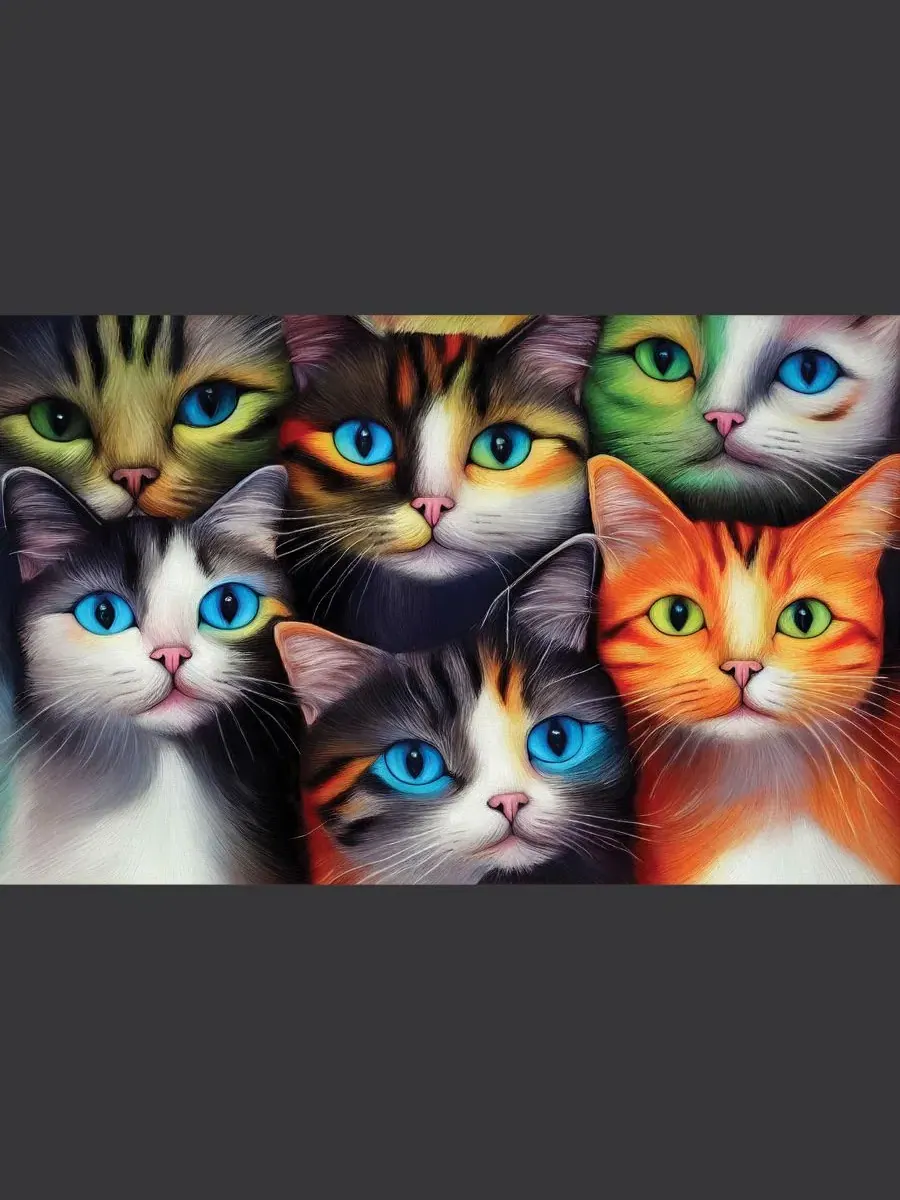 Пазл 550 элементов Six Cats the Cat Lady Fantasy SunsOut, 38 x 61 см — изображение 4 из 5, нет цвета
