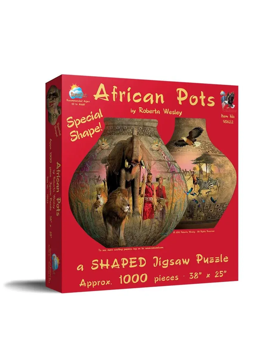 Пазл 1000 деталей African Pots SunsOut, 96,5 x 63,5 см