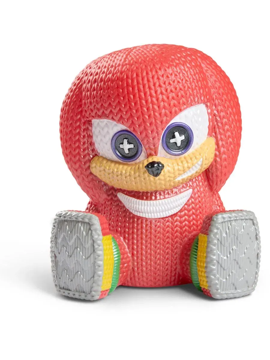 Коллекционная виниловая фигурка Knuckles Metallic Sonic the Hedgehog Handmade By Robots, 14 см