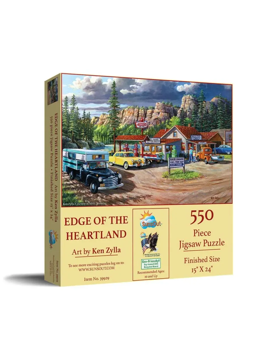 Пазл «Край сердца Америки» (Edge of the Heartland), 550 деталей, для взрослых Sunsout