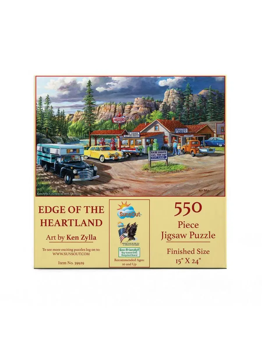 Пазл «Край сердца Америки» (Edge of the Heartland), 550 деталей, для взрослых Sunsout — изображение 2 из 5, нет цвета