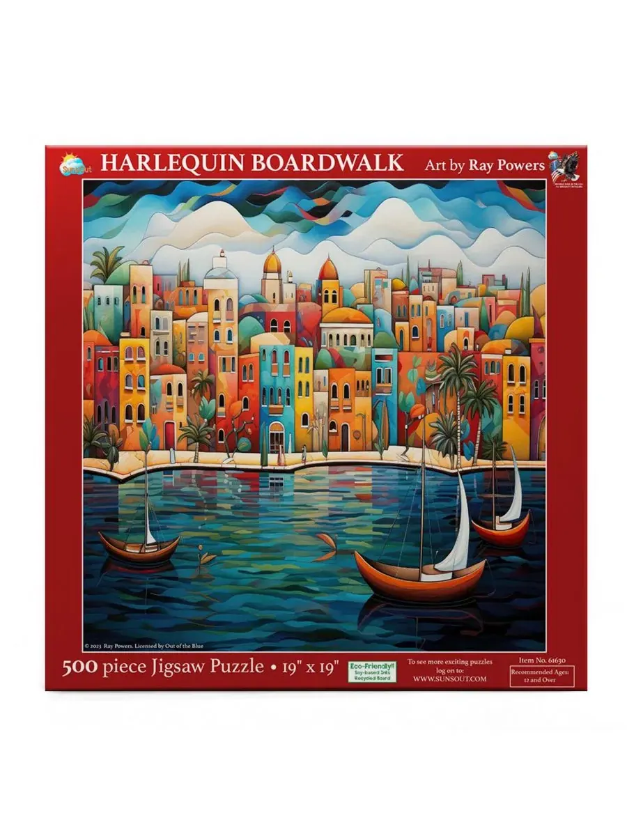 Пазл Harlequin Boardwalk из 500 деталей для взрослых Sunsout — изображение 2 из 5, нет цвета