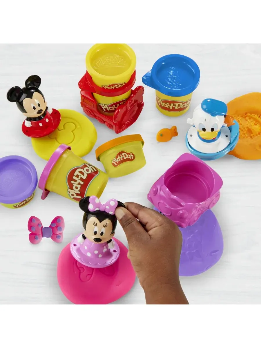 Набор для лепки с игрушками Disney Junior Mickey and Mouse Stamp and Go Megapack Play-Doh — изображение 8 из 11, нет цвета