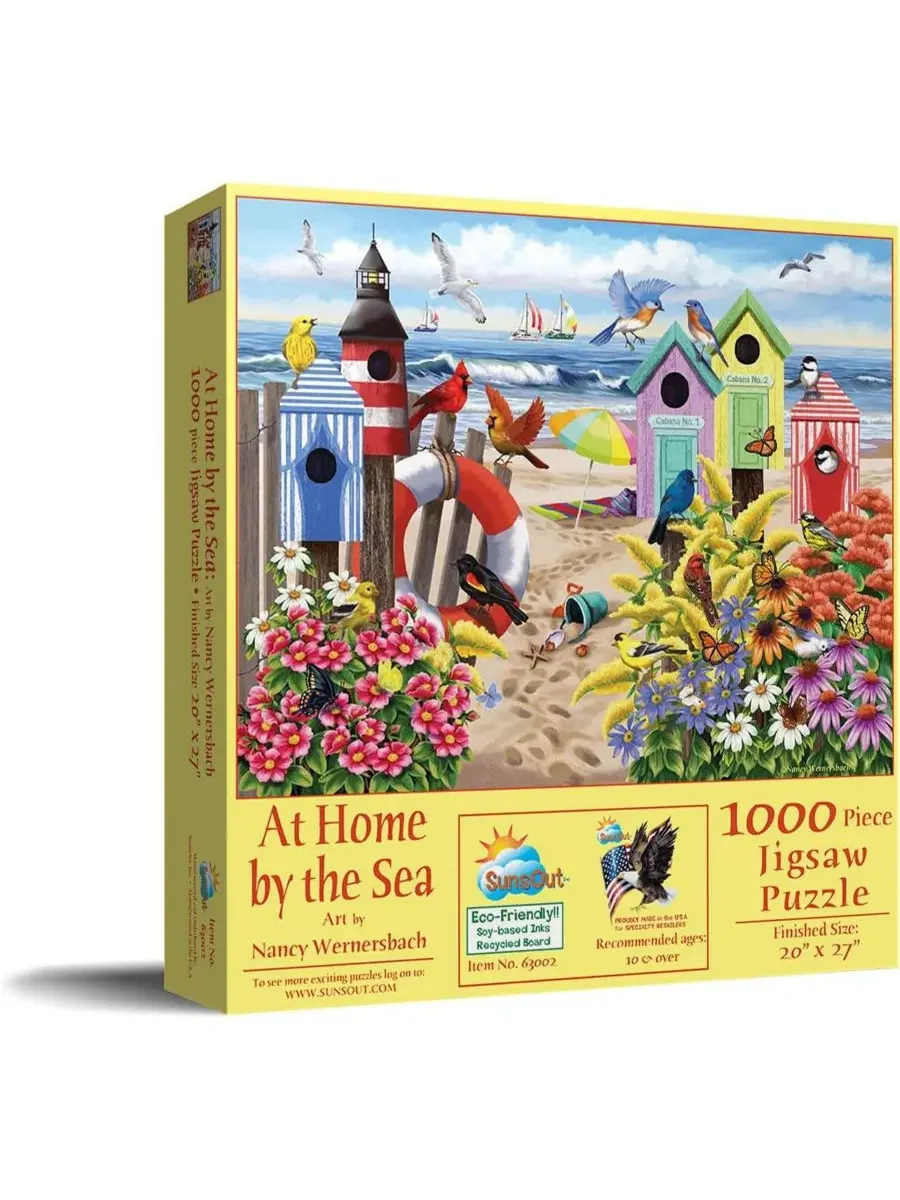 Пазл 1000 элементов At Home by the Sea, 51x69 см SunsOut