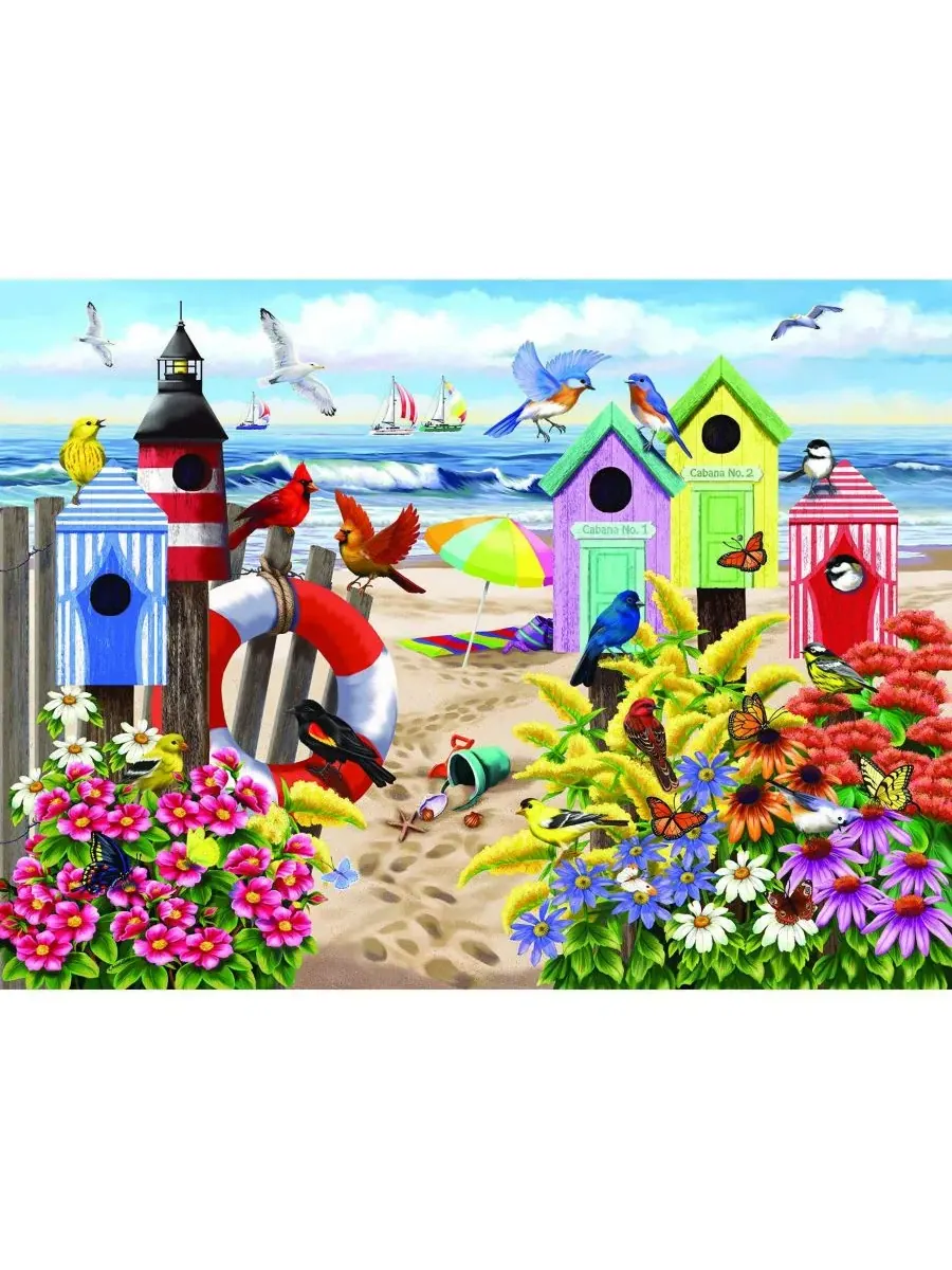 Пазл 1000 элементов At Home by the Sea, 51x69 см SunsOut — изображение 3 из 5, нет цвета