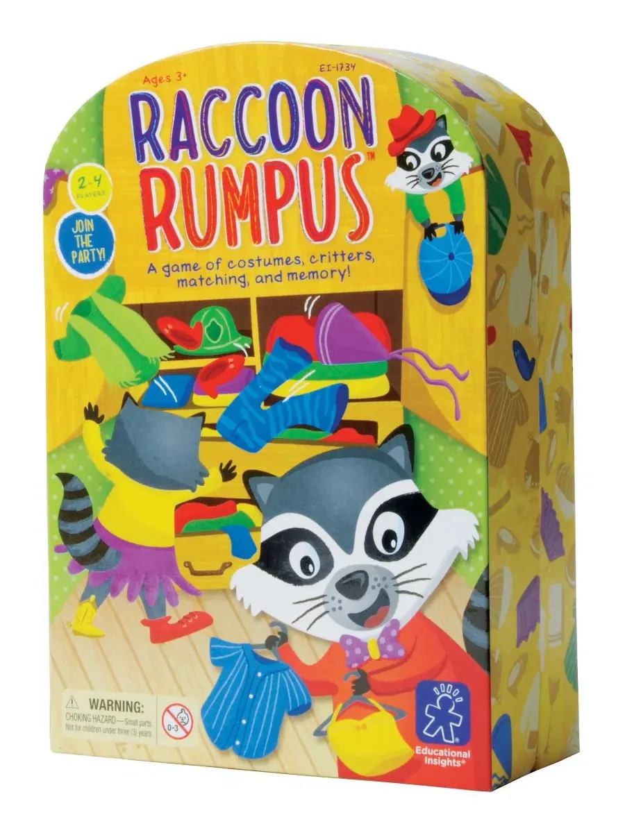 Настольная игра Raccoon Rumpus Educational Insights — изображение 11 из 16, нет цвета
