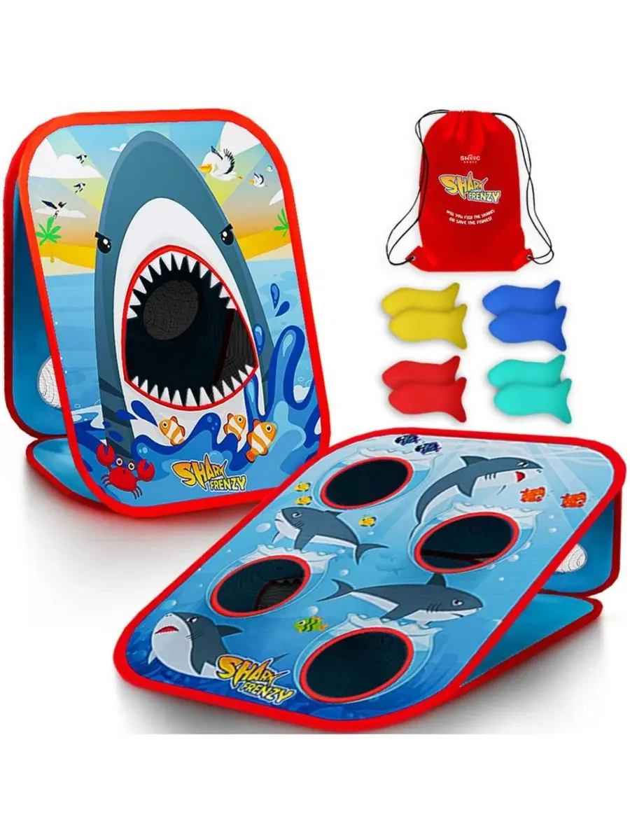 Настольная игра-бросание мешочков Shark Frenzy 2-в-1 SWOOC