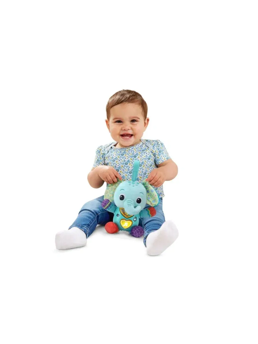 Мягкая игрушка с музыкальным модулем Cuddle and Sing Elephant VTech — изображение 4 из 4, мульти