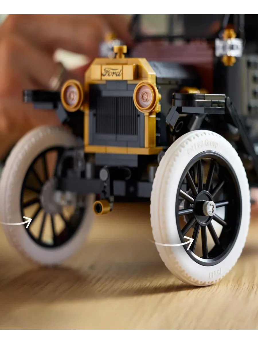 Набор для сборки модели винтажного автомобиля Ford Model T от Icons, 11376 Lego — изображение 5 из 7, нет цвета