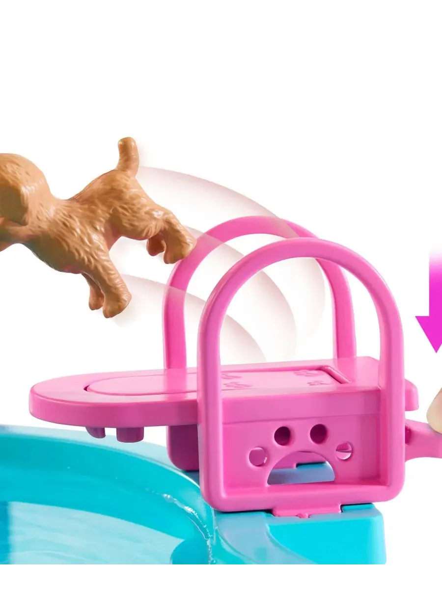 Игровой набор с бассейном и горкой Barbie Dream Pool — изображение 6 из 6, мульти