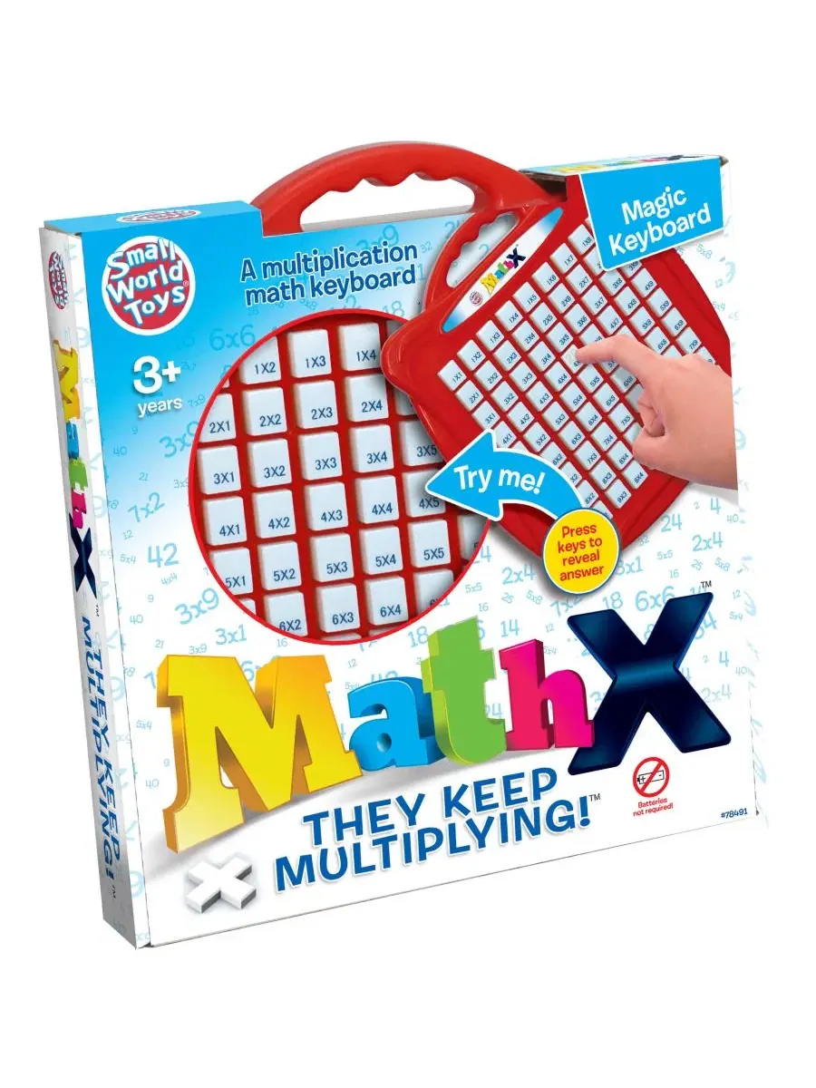 Обучающая математическая клавиатура They Keep Multiplying Small World Toys