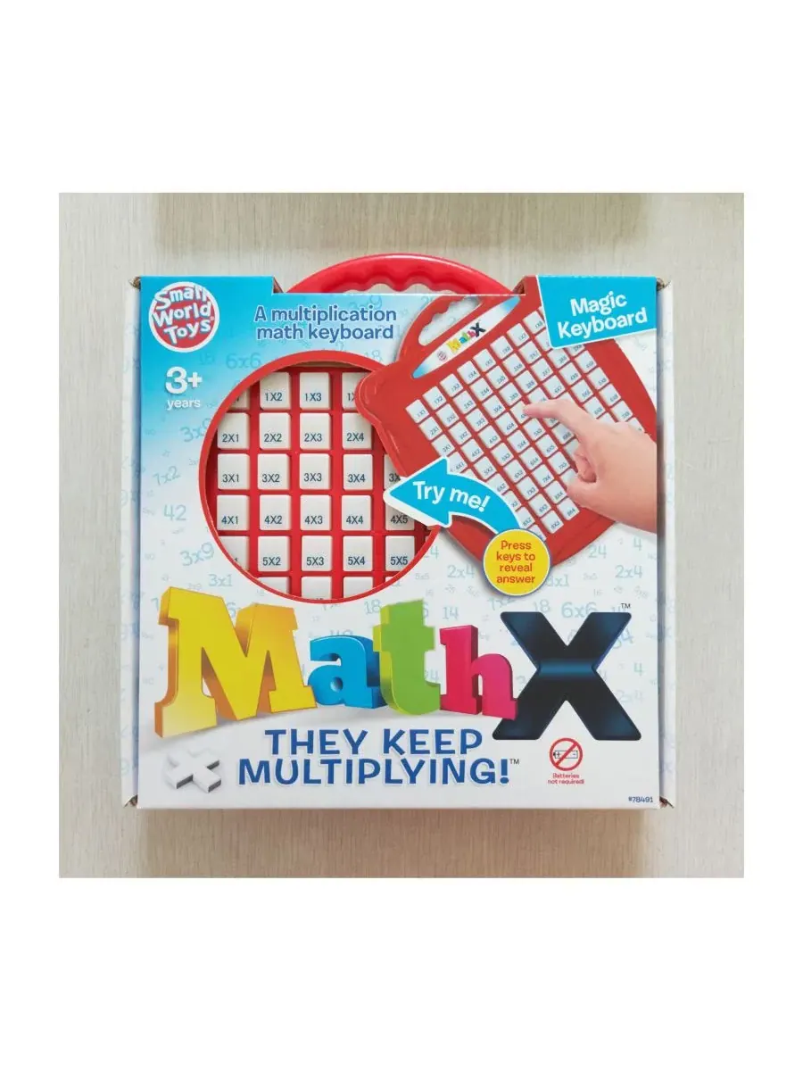 Обучающая математическая клавиатура They Keep Multiplying Small World Toys — изображение 2 из 3, мульти