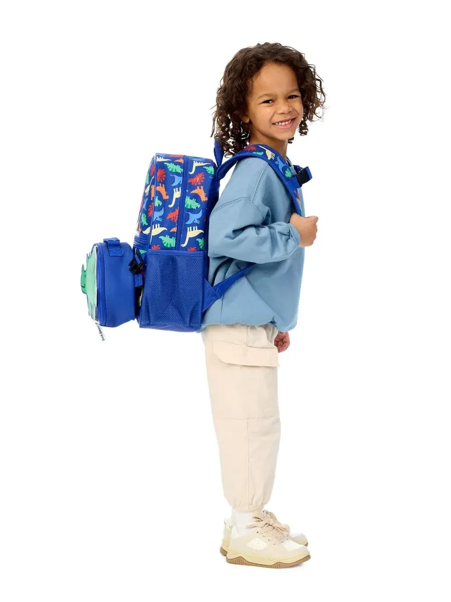 Детский рюкзак с ланч-боксом Dinosaur Preschool Backpack Biz & Bean — изображение 8 из 8