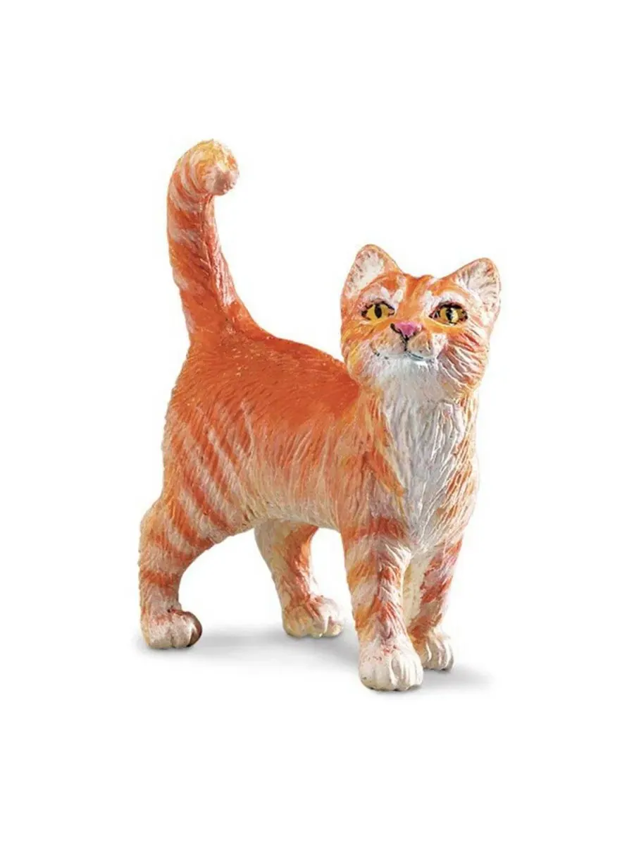 Фигурка полосатого кота Tabby Cat Safari Farm Safari Ltd